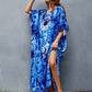 Women's V-Neck Beach Kaftan: Versatile Cover-Up Dress