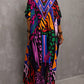 Print Kaftan Beach Loungewear Dress for Women