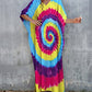 Women's V-Neck Beach Kaftan: Versatile Loungewear Cover-Up