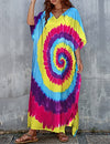 Women's V-Neck Beach Kaftan: Versatile Loungewear Cover-Up