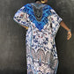 V-Neck Caftan Swimsuit Cover Up: Sexy Beach Kaftan Dress