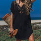 Women's Sexy Lace-Up Swimsuit Cover Up Beach Tunic