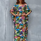 V-Neck Women's Kaftan Swimsuit Beach Cover Up