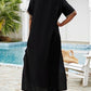 Plus Size Women's Side Split Beach Maxi Loungewear Dress