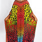 Plus Size Women's Print Beach Kaftan Ideal Swimwear Cover Up