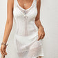 Sleeveless Crochet Swim Cover Up for Women