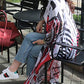 Women's Zebra Print Chiffon Beach Kimono Cover Up