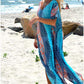 Chiffon V-Neck Beach Kaftan  Women's Swimsuit Cover Up