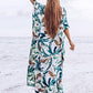 Plus Size Women's Beach Kaftan Dress Half Sleeve Swim Cover Up
