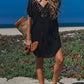 Women's Sexy Lace-Up Swimsuit Cover Up Beach Tunic