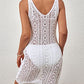 Sleeveless Crochet Swimwear Cover Up - Sexy Knit Dress