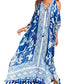 Tassel Chiffon Beach Kaftan: Sexy Cold Shoulder Swim Cover Up