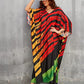Sexy Side Split V-Neck Beach Caftan Cover-Up Dress