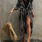 Plus Size Tie-Dye Beach Cardigan: Women's Swimsuit Cover Up