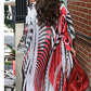 Women's Zebra Print Chiffon Beach Kimono Cover Up