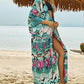 Long Sleeve Open Front Kimono: Women's Swimwear Cover Up