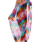 Plus Size Colorful Beach Kaftan Dress Chiffon Swim Cover Up