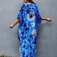 Women's V-Neck Beach Kaftan: Versatile Cover-Up Dress