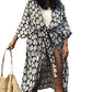 Kimono Tie-Dye Beach Cover Up: Women's Bikini Cardigan