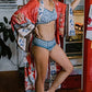 Long Sleeve Print Kimono: Women's Swimwear Cover-Up