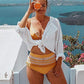 Women's Long Sleeve Button-Down Beach Shirt Cover Up