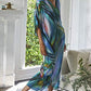 Colorful V-Neck Beach Kaftan Maxi Dress: Women's Swim Cover Up