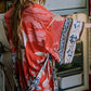 Long Sleeve Print Kimono: Women's Swimwear Cover-Up