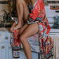 Long Sleeve Print Kimono: Women's Swimwear Cover-Up