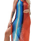 Women's Hollow Out Crochet Swimsuit Cover Up Dress, Multi Color