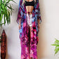 Print Kimono Cardigan: Women's Long Swimsuit Cover Up