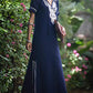 V Neck Embroidered Kaftan: Beach Cover Up for Women