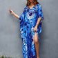 Women's V-Neck Beach Kaftan: Versatile Cover-Up Dress
