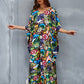 V-Neck Women's Kaftan Swimsuit Beach Cover Up