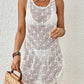 Sleeveless Crochet Beach Dress - Women's Bathing Suit Cover Up