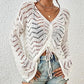 Long Sleeve Sexy Beach Bikini Crochet Cover Up