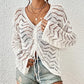 Long Sleeve Sexy Beach Bikini Crochet Cover Up