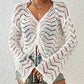 Long Sleeve Sexy Beach Bikini Crochet Cover Up